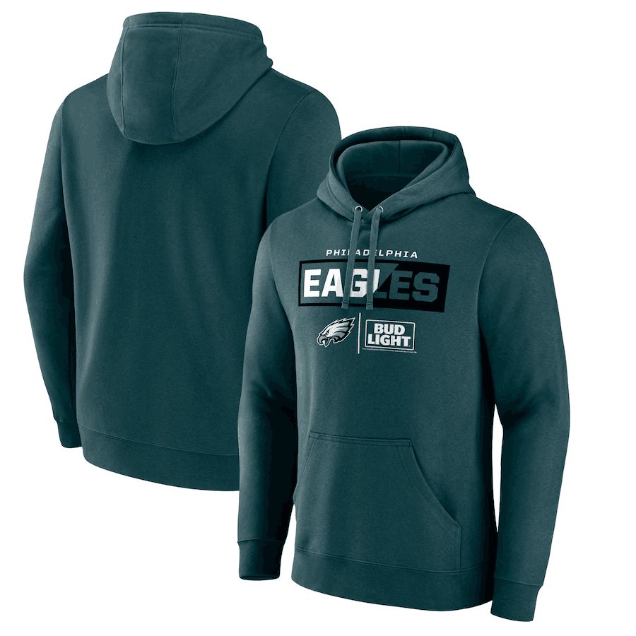 Men 2023 NFL Philadelphia Eagles green Sweatshirt style 1